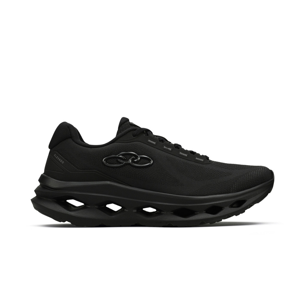 Tenis Masculino Olympikus Elevado Casual Sola Preta Lançamento Original