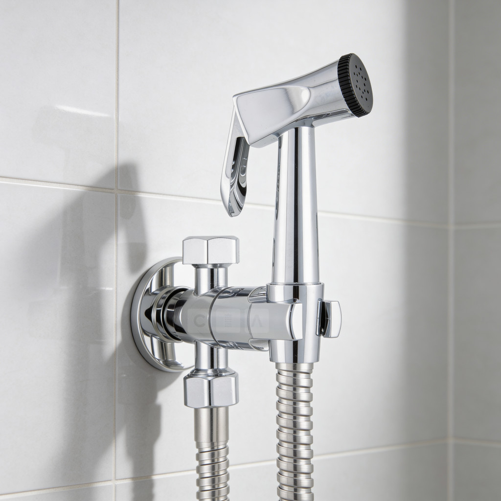 Ducha Higiênica Bidê 2 Saídas Banheiro Metal Chuveirinho Intimo Com Derivação Caixa Acoplada Banheiro Lavabo