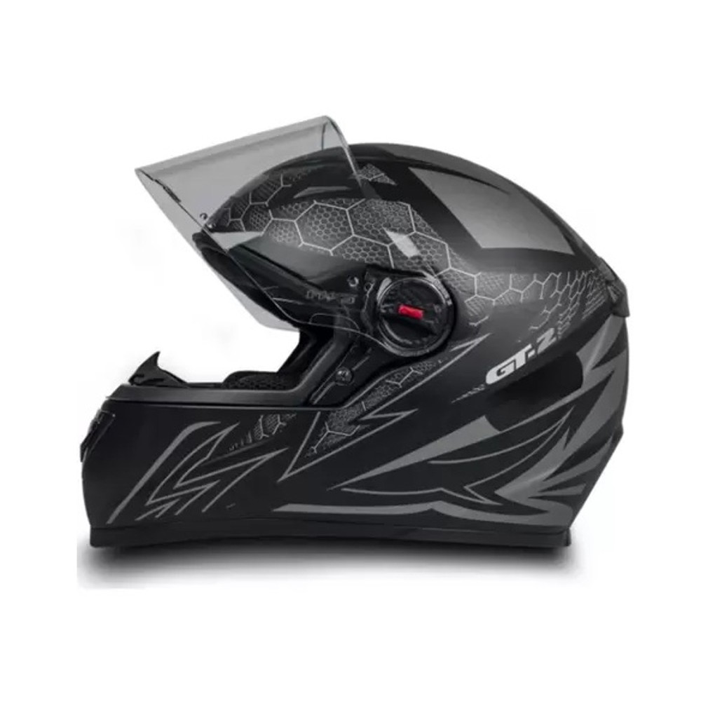 CAPACETE FW3 GT2 PRETO FOSCO
