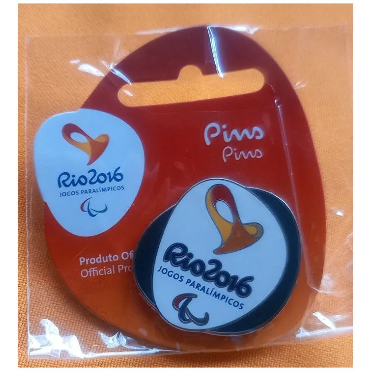 Pin Oficial Jogos Paralimpicos Rio 2016 - Elimatec Moedas.