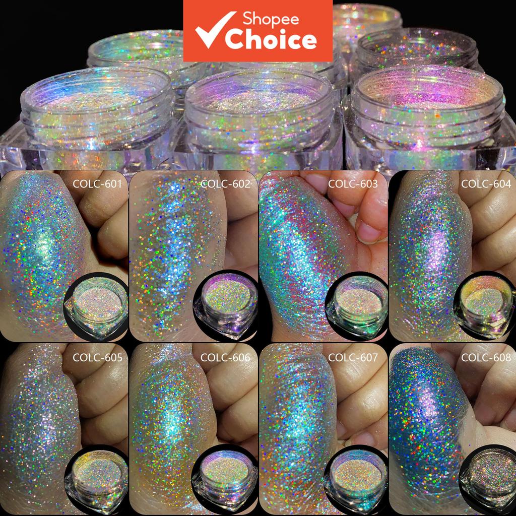 Sombra de Olhos Camaleão Efeito Holográfico Sereia Laser Cromo Iridescente, Crie a Maquiagem Perfeita dos Olhos