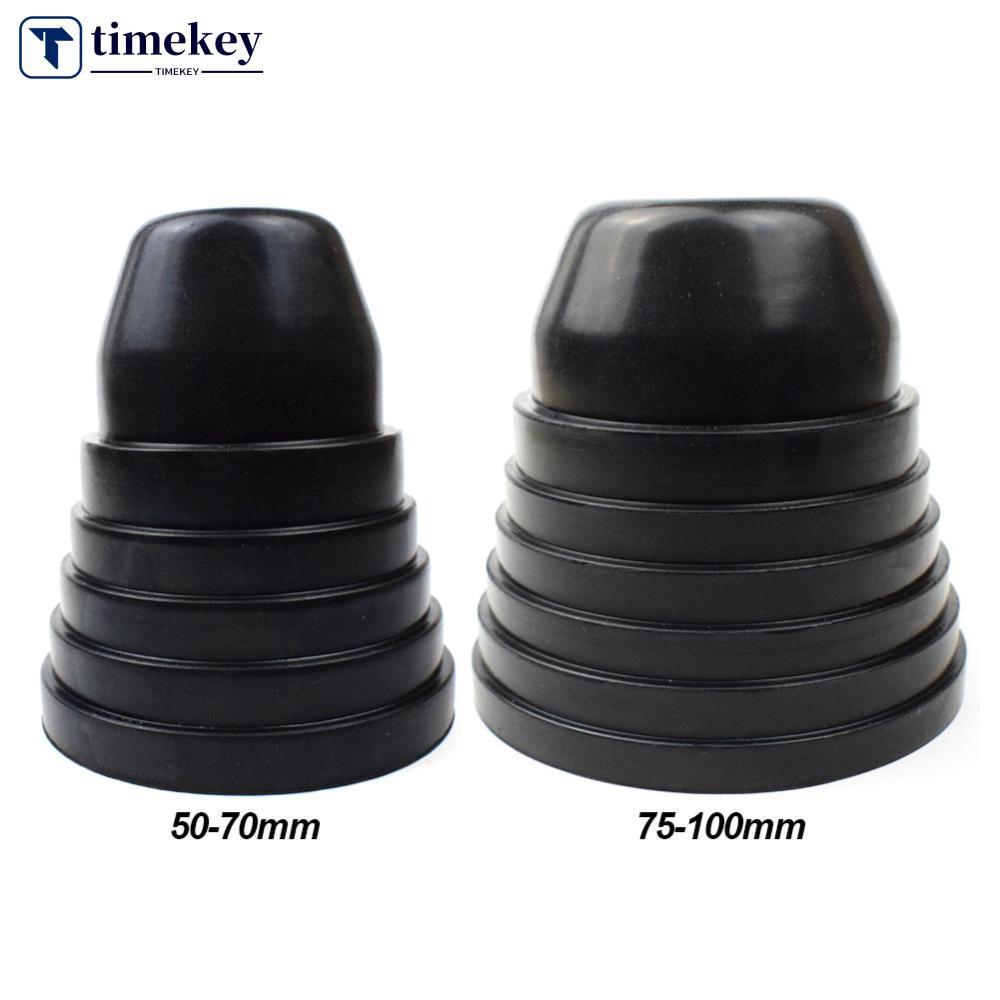TIMEKEY 1PC Carro LED Farol De Borracha Coletor Poeira Capa Tampa De Vedação Anti 75-100mm C4U6