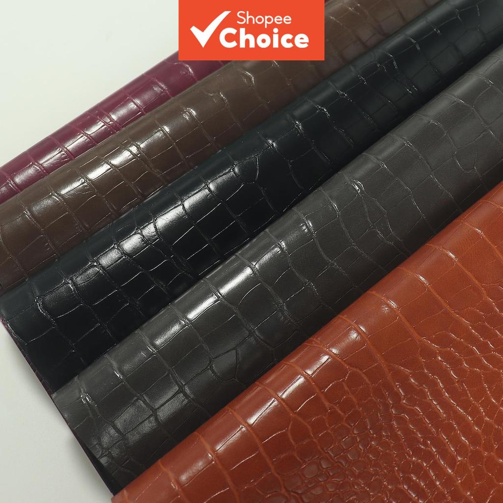 Crocodilo Em Relevo Folha De Couro Borda Material De Reparo Do Plutônio Restaurador Remendo Para Sacos Sofá DIY Artesana