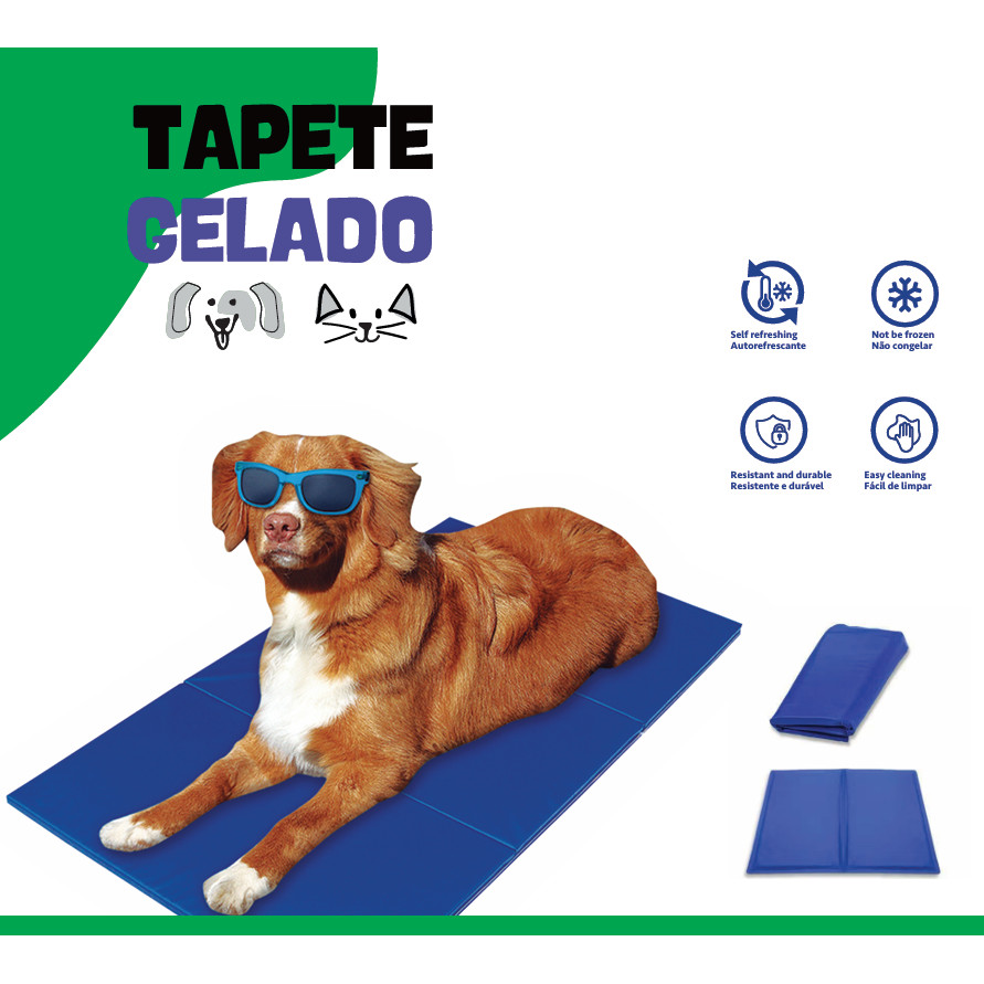 Tapete gelado para cachorro e gato: 7 opções a partir de R$22,99