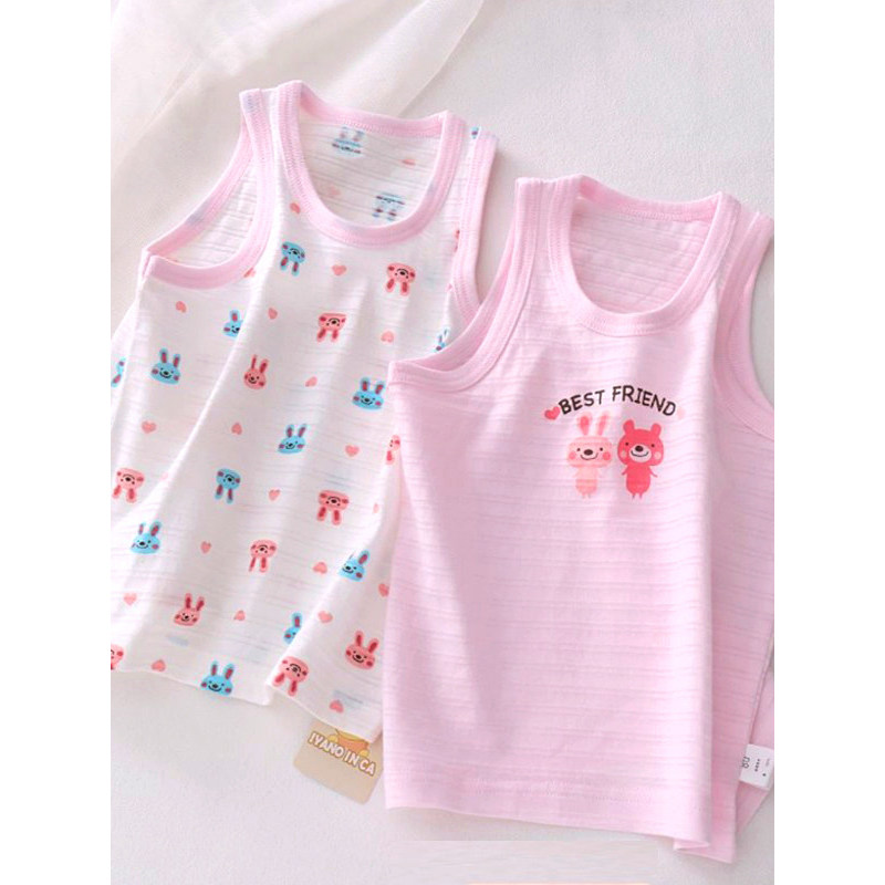 Meninas meninas colete de algodão puro crianças estilingue interior exterior Wear feminino bebê pequeno colete meninas e