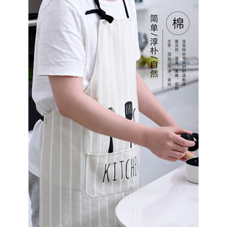Estilo japonês avental cozinha doméstica cozinhar macacão à prova de óleo à prova dwaterproof água moda puro algodão mac