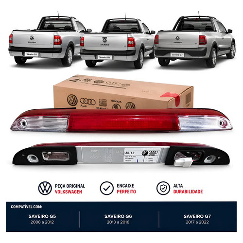 Break Light Luz Freio Original Saveiro G5 G6 G7 G8 5u7945097