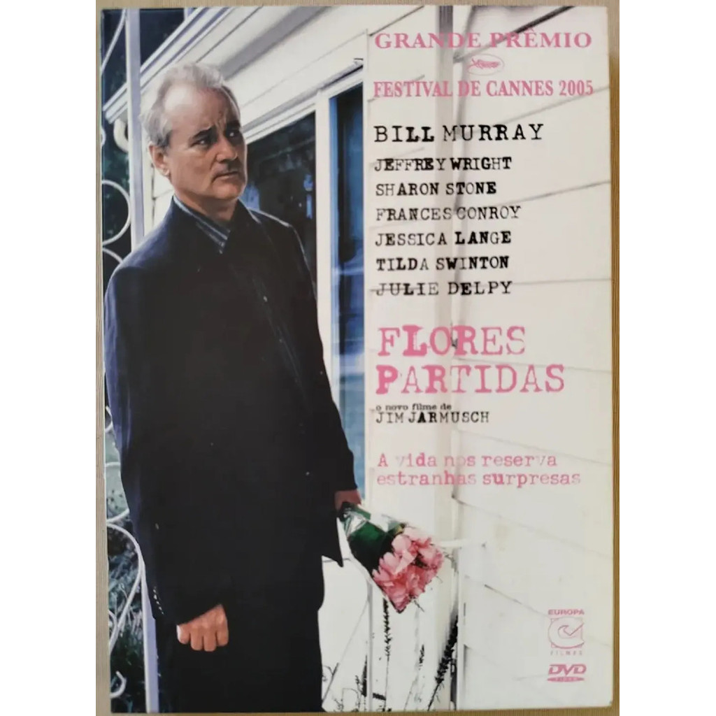 DVD Filme Flores Partidas 2005 Bill Murray Jim Jarmusch