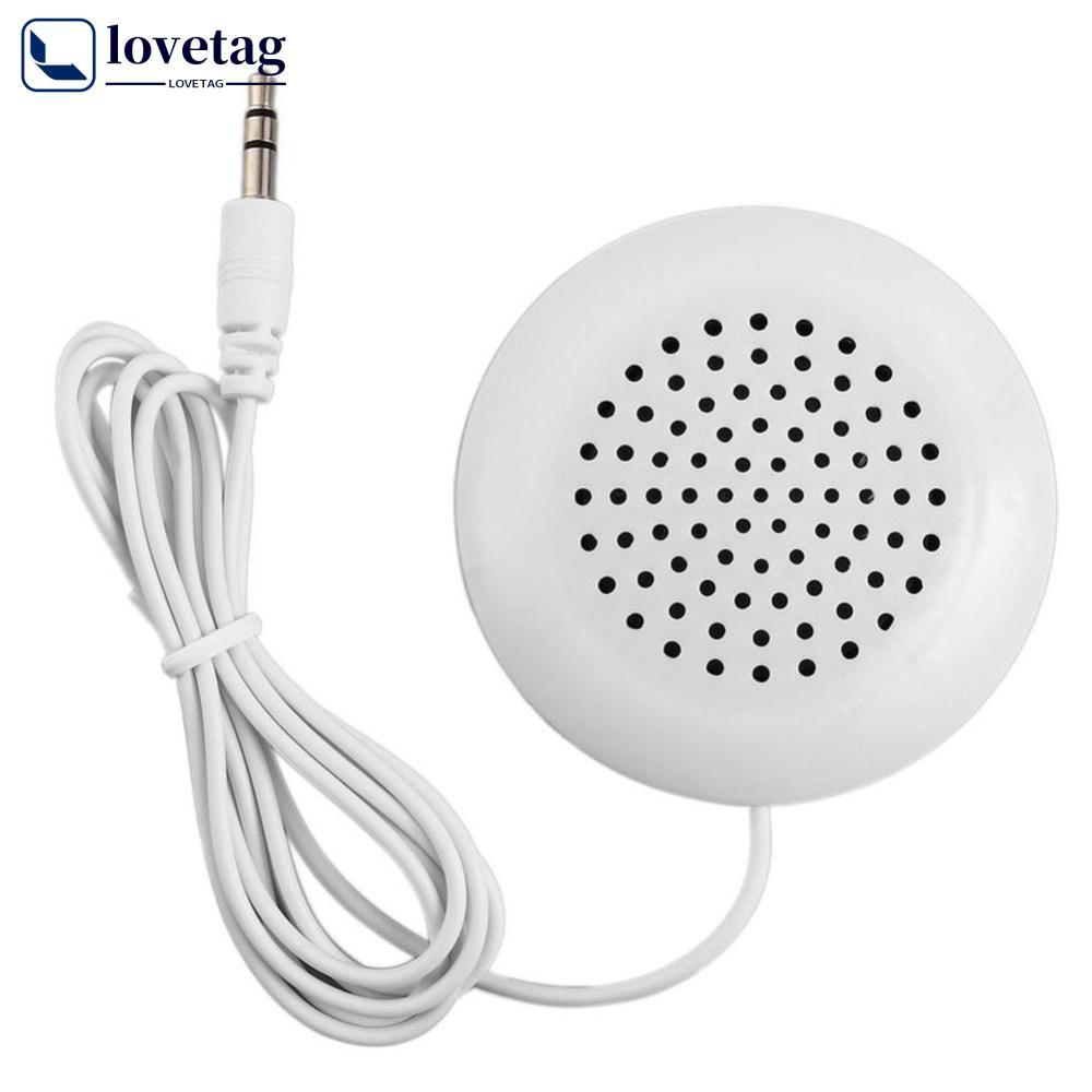 LOVETAG Mini Alto-Falante Branco De Alta Qualidade 3.5mm Portátil Travesseiro De Áudio Para MP3/MP4/CD/iPod/Smartphone I