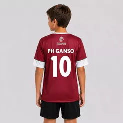 Camisa Fluminense Chiado Infantil Grená 10 Ganso