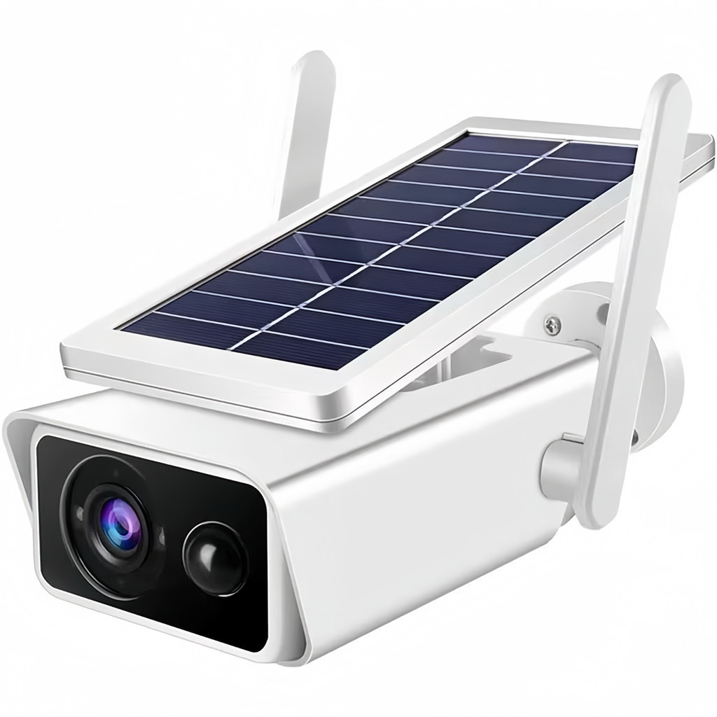 Câmera Segurança WiFi Solar Full HD 1080p Externa IP66 Alarme PIR Visão Noturna
