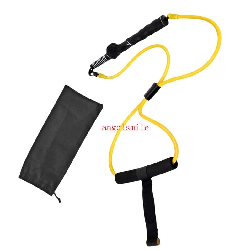 Indoor Golf Swing Trainer Prática Corda Ajustável Assistência Golfe Banda Treinamento Balanço Elástico Puxar R