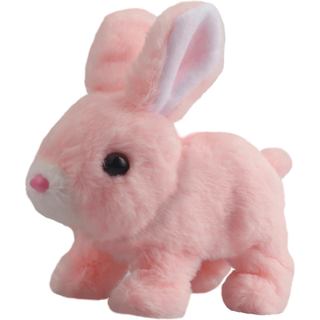 Coelho De Páscoa Hopping Eletrônico Interativo Animal De Estimação Brinquedo De Coelhinho De Pelúcia Com Movimentos De S