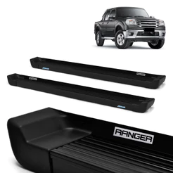 Estribo Prime Ranger 1998/2012 Cabine Dupla Preto