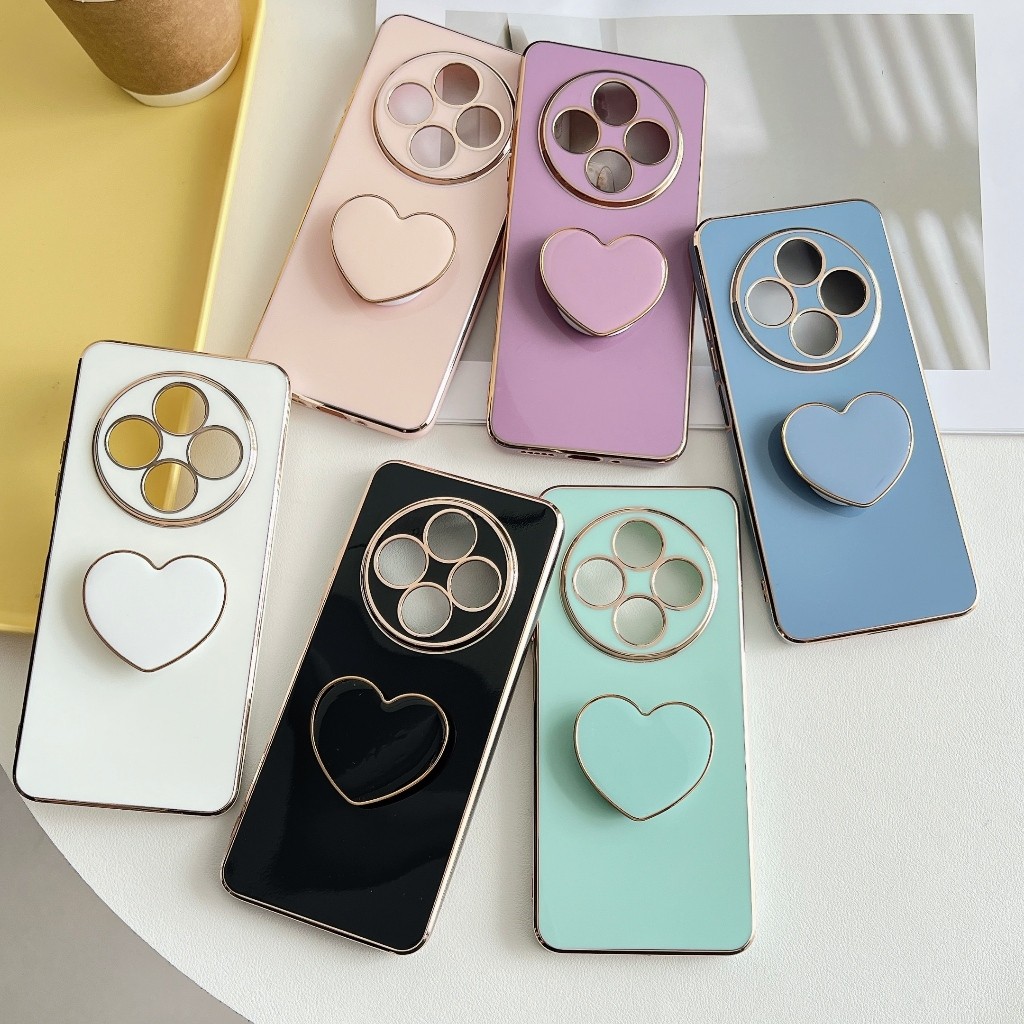 Capinha Samsung Coração Luxuoso, Acabamento Dourado e Proteção A20/A30/A21S/A22/A23/A24/A25/A26