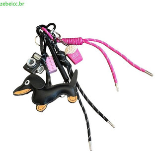 Acessório De Chave De Corda Individualizada zebeicc Com Adorável Chaveiro De Figura De Cachorro De Salsicha