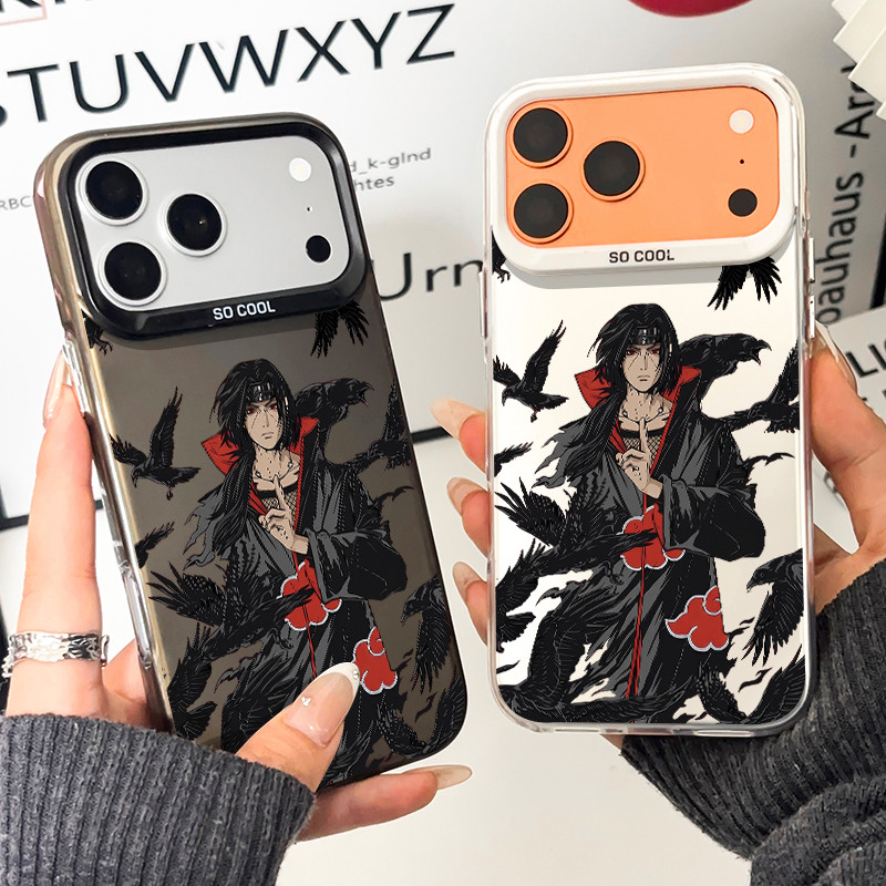Capinha de celular Itachi Uchiha Naruto para iphone 17 16 15 14 13 12 11 pro max 7 8 14 plus x xs max