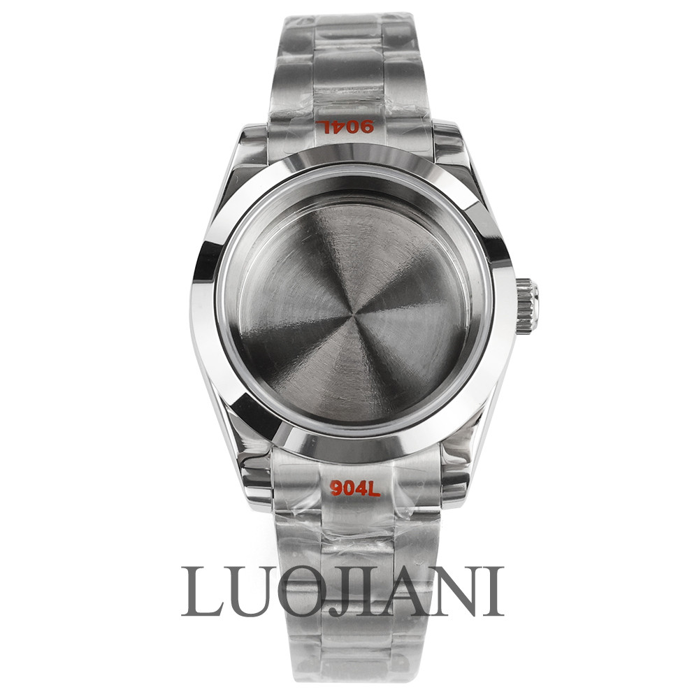 36mm 39mm Peças De Caixa De Relógio Masculino De Luxo Vidro Safira À Prova D'água Para Datejust Seiko Nh35 Nh36 Moviment