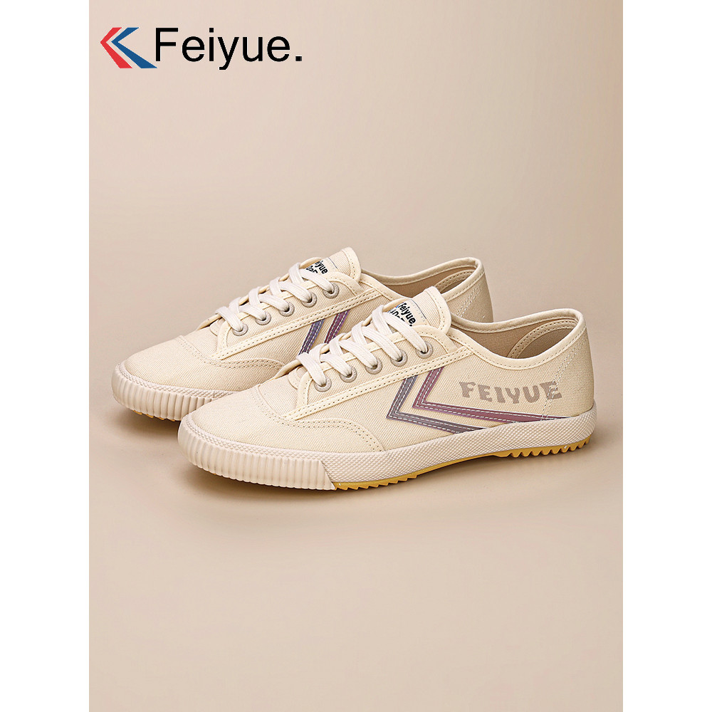 Feiyue sapatos femininos de cano baixo nicho All-Match sapatos de lona Dafu feiyue gradiente sapatos moda sapatos branco