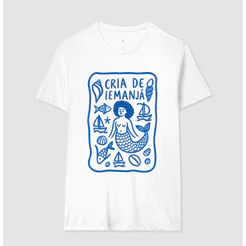 Camiseta Cria de Iemanjá Ana Paula BBB Camisa Umbanda Candomblé Blusa Plus size CMS PREMIUM