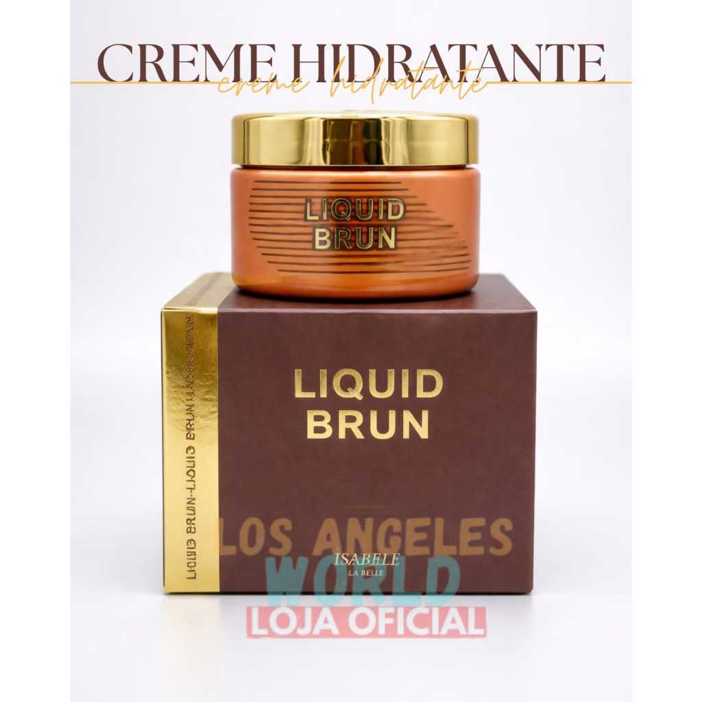 Hidratante Liquid Brun Creme Pasta em Pote Isabelle la Belle 200g Concentrado