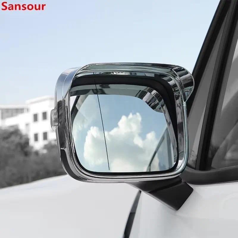 ABS Chrome Espelho Retrovisor Do Carro De Vidro Lateral Decoração Capa Guarnição Adesivos Para Jeep Renegade 2015-2018 E