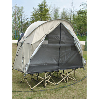Tenda de soldado de camada dupla de patente nacional com janela de tela, barraca de acampamento, barraca única sem cama