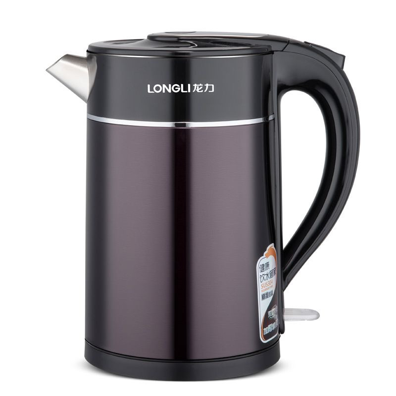 Longli LL-8815 Chaleira Elétrica Doméstica 304 Aço Inoxidável Anti-escaldante Desligamento Totalmente Automático 2L Chal
