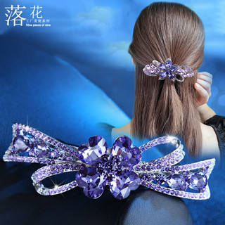 Senhoras grampo de cabelo volta cabeça influenciador cristal Hairpin strass grampo de cabelo cocar 2023 novo estilo mãe 
