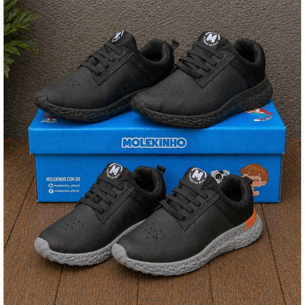 Tênis Infantil Molekinho Menino Calce Fácil Conforto Original