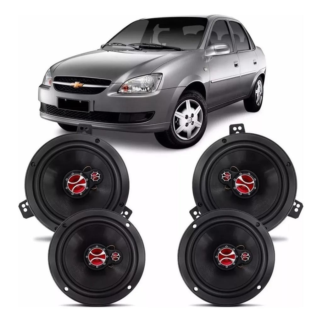 Kit Alto Falante Corsa Classic 1994 A 2013 240w Rms - Kf.051