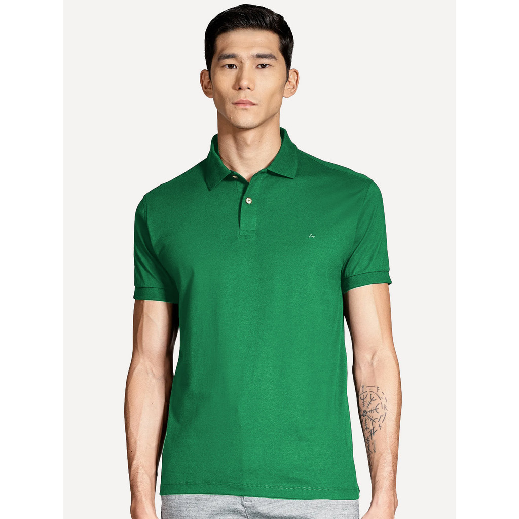 Polo Aramis Original Masculina Basic Piquet Mono Verde 	PO.10.0280 581