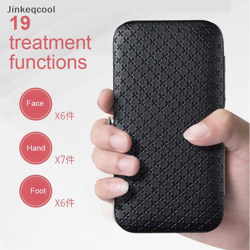 Jqbr 19 Em 1 Profissional Cortador De Unhas Kit Pedicure , De Ferramentas De Manicure Conjunto , De Aço Inoxidável QDD