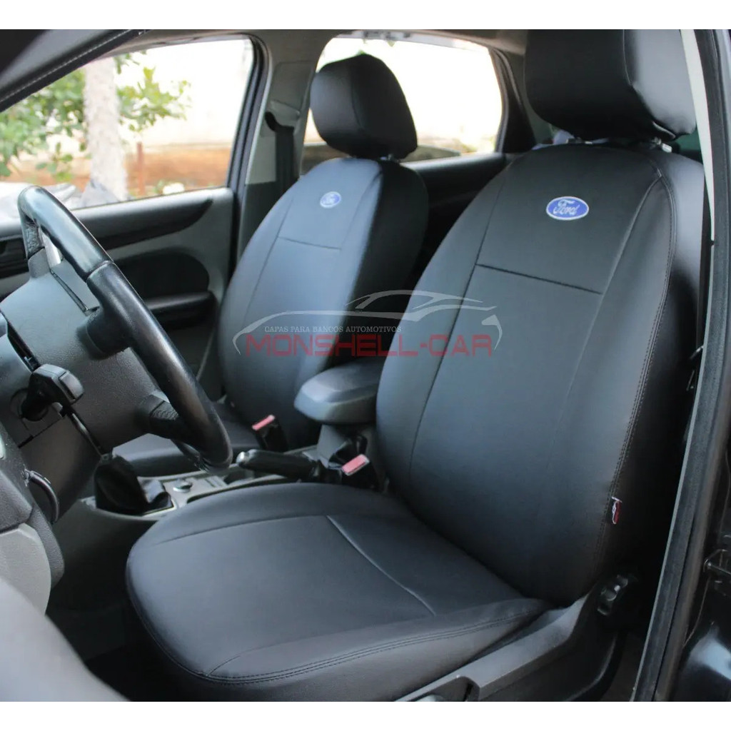 Capa Banco Couro Ford Focus Hatch Sedan Ghia Gl Glx Titanium