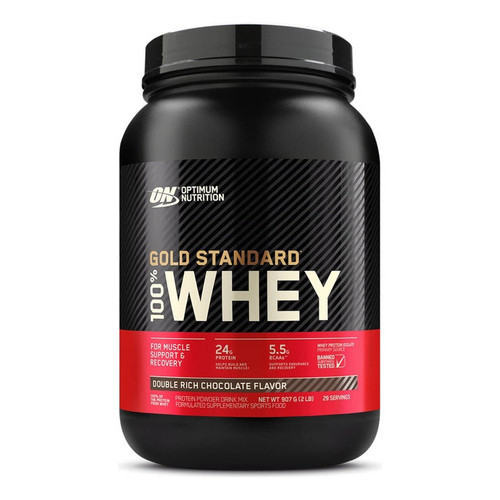 Whey Gold Standard Optimum Nutrition 907g Sabor Chocolate PROMOÇÃO