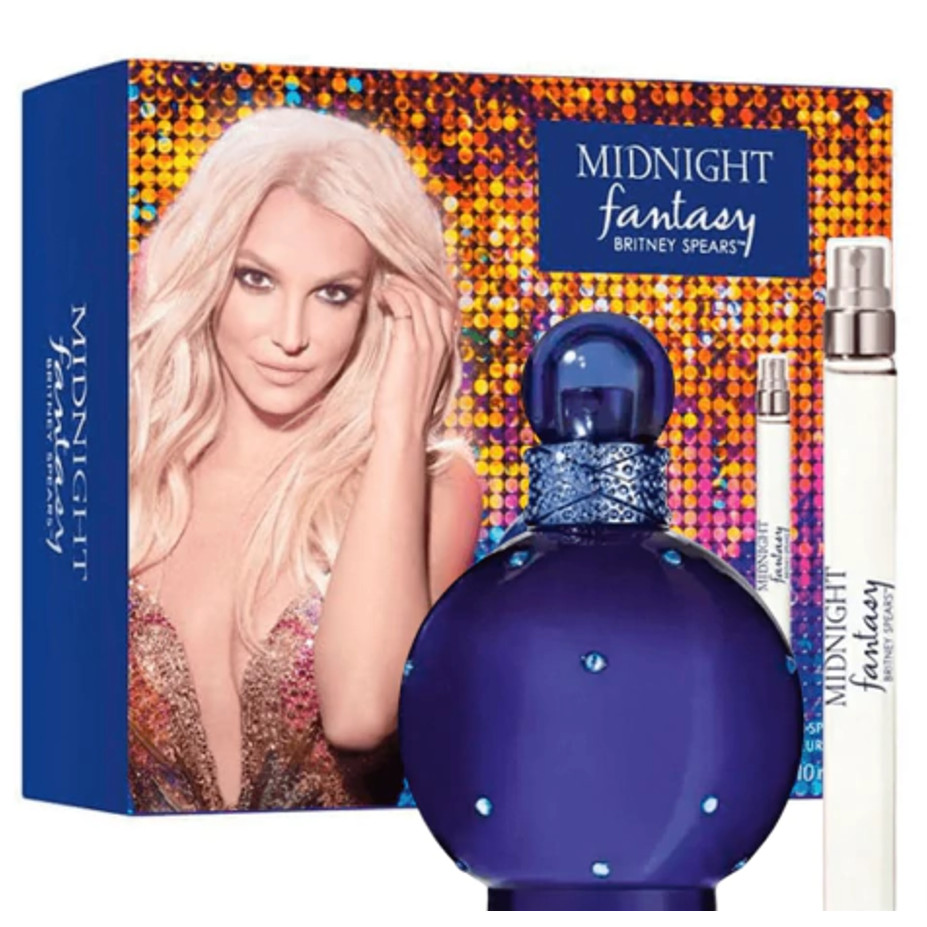 Perfume Midnight Fantasy Britney Spears Edp 2 Pçs 100ml + 10