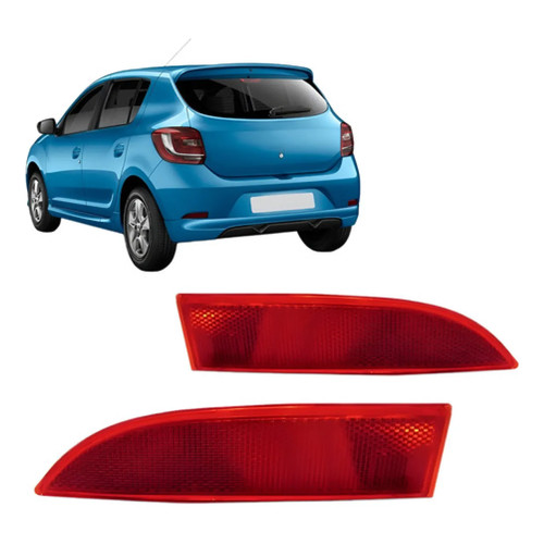 Refletor Parachoque Sandero 2014 A 2019 Logan 2014 A 2024