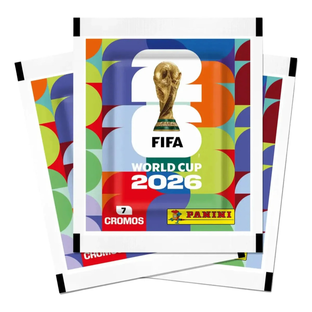 Figurinhas Copa do Mundo 2026 Produto Original 5/10/15 pacotes
