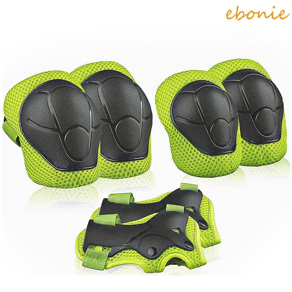 Conjunto De Equipamentos De Proteção EBONIE Almofadas Para Patinação Protetor De Joelho Cinta De Segurança Cotoveleiras