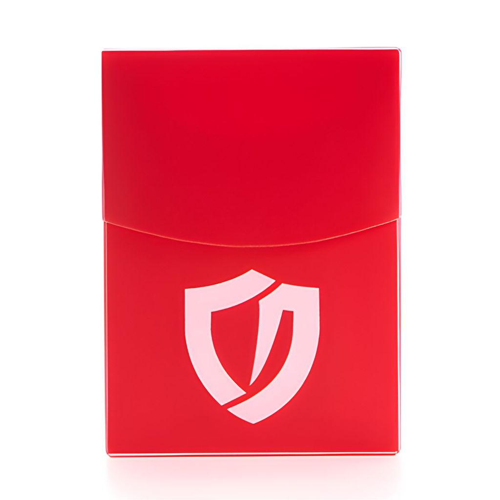 Deck Box Commander 100 Central P/ Cartas Pokemon Magic Tcg - Vermelho