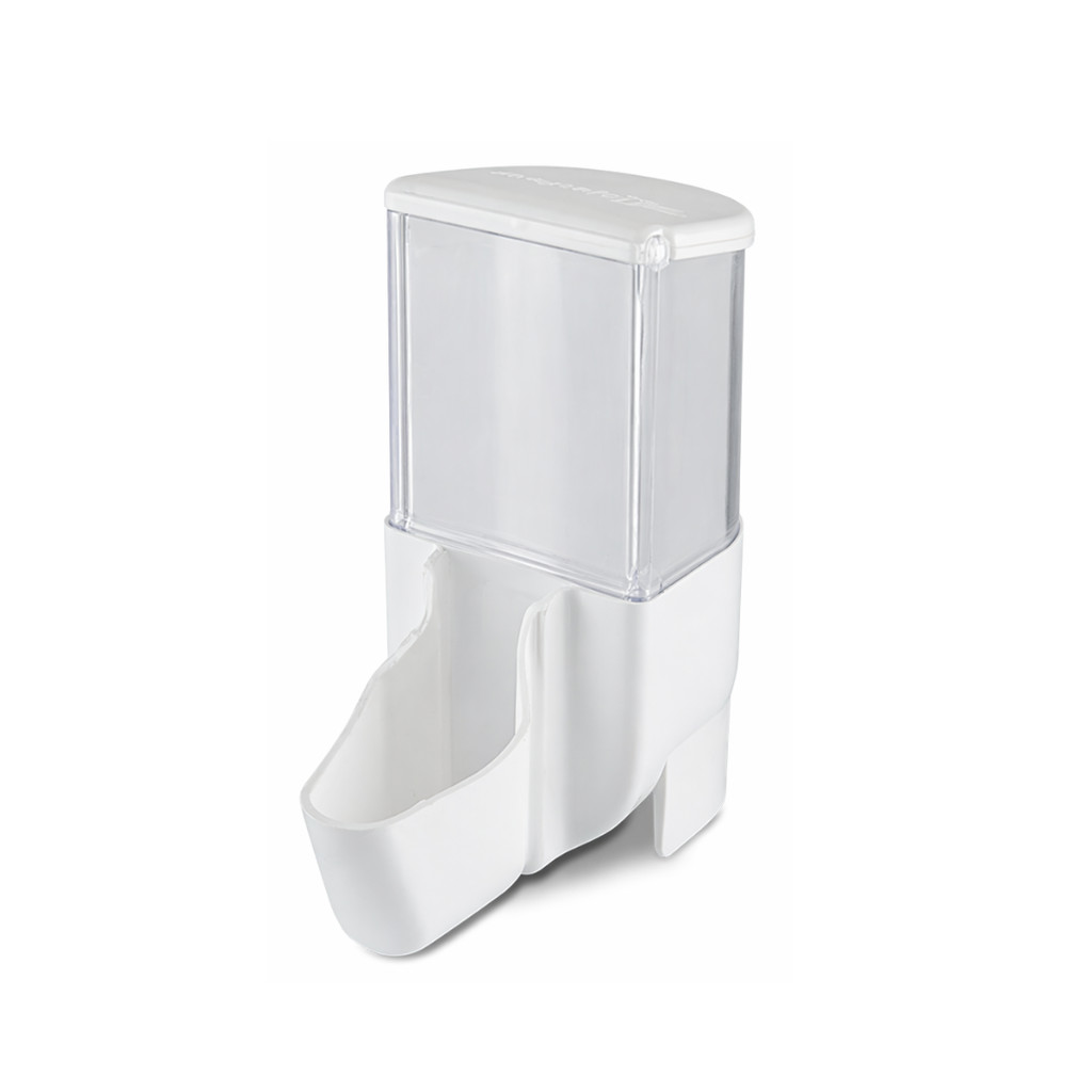18 UN- Comedouro Transporte Aves  Automático Sertãozinho Branco malha fina (50ml)