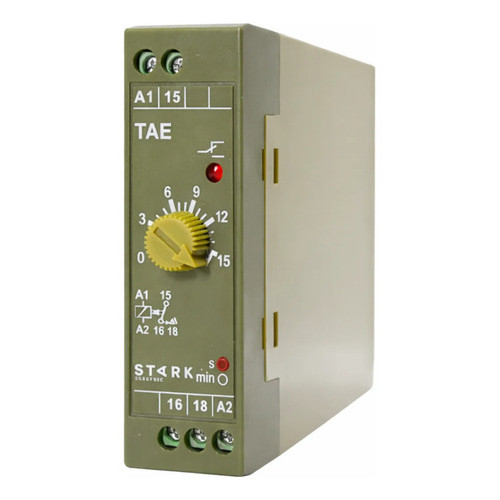 Relé De Tempo Tae 15 Seg 220 Volts. Caixa Estreita 220v