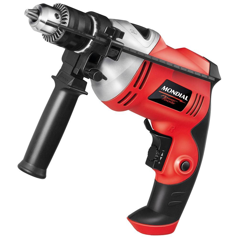 Furadeira De Impacto Mondial FFI-05 750W 220V Mandril 13mm Reversível e Rolamentada