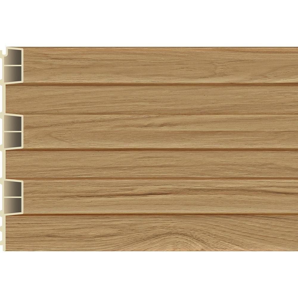 Painel Ripado Modaza WPC Teca, 18 x 285 cm — imagem 2 de 2