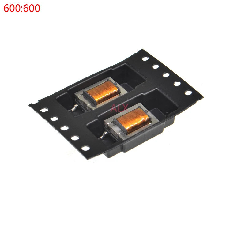 2 Pcs SMD ED8 Áudio 600 : 600 1 : 1 Transformador De Aço Níquel