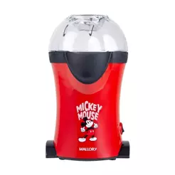 Pipoqueira Elétrica Mallory Mickey Mouse Pipocas Sem óleo Vermelha 220V