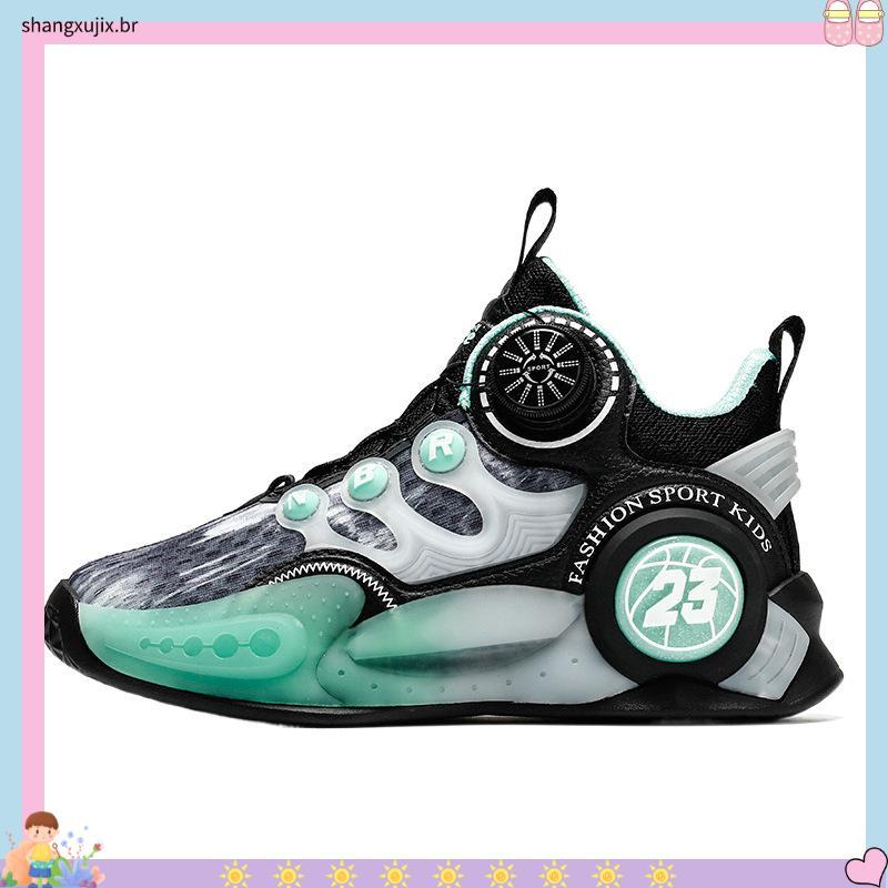 tênis infantil masculino kit tênis infantil masculino Tênis de basquete para meninos primavera 2024 Novos sapatos infa