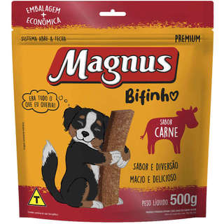 Petisco 500g Magnus Bifinho Carne