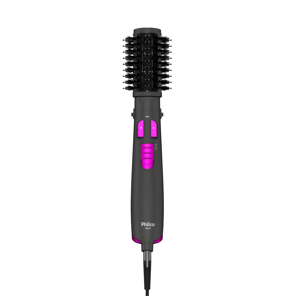Escova Rotativa Philco PER02 1300W ons Tourmaline Revestimento Cermico Bivolt