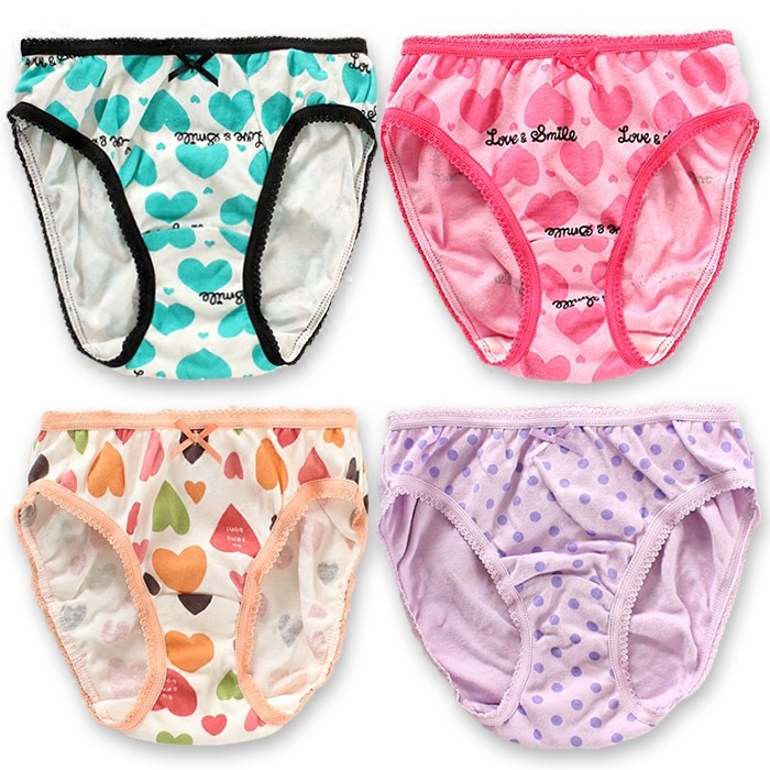 Exterior liso primavera outono verão respirável triângulo roupa interior das crianças meninas puro algodão meninas Short